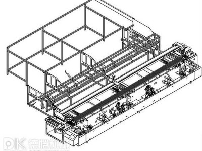 包裝機設(shè)備-方管加鏈條新結(jié)構(gòu)完善加寬新